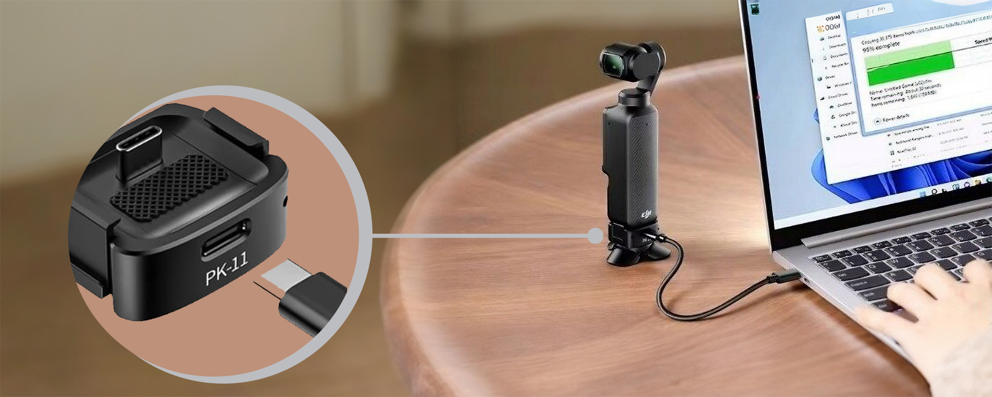 Adapter Ulanzi PK-11 do Osmo Pocket 3